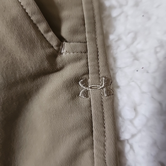Under Armour Pants Size 32/30 Tan Raw Hem Nwot Men - Picture 7 of 9